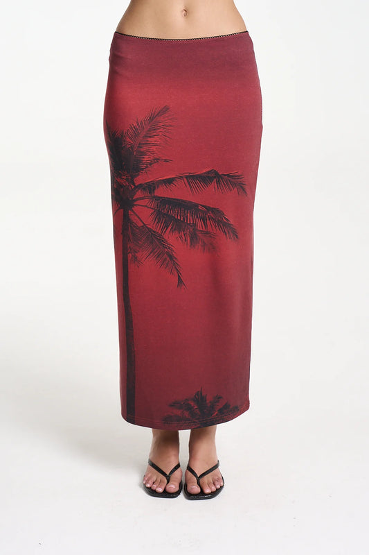 Summi Midi Skirt-La Palma