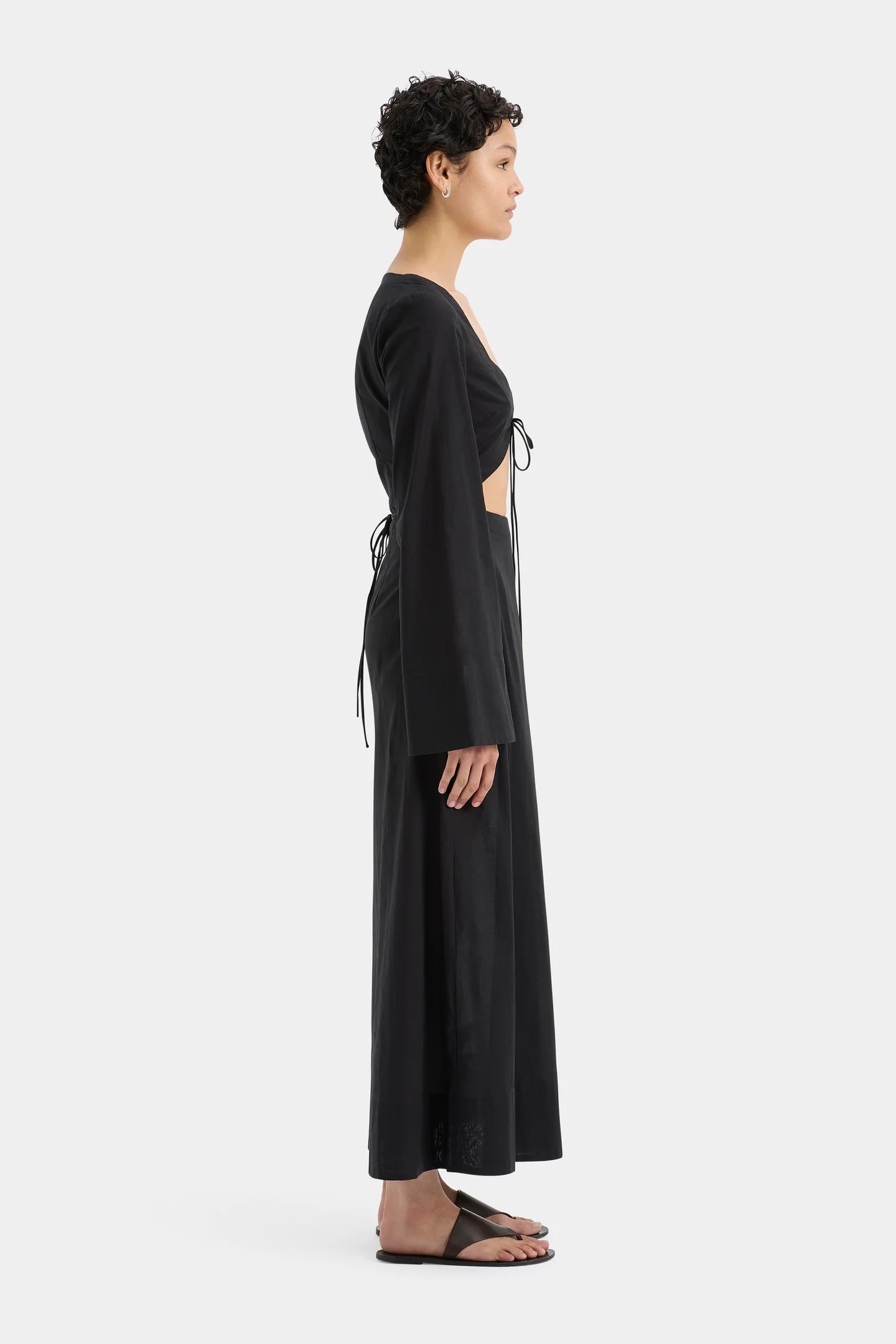 Orlin Coverup Dress - Black