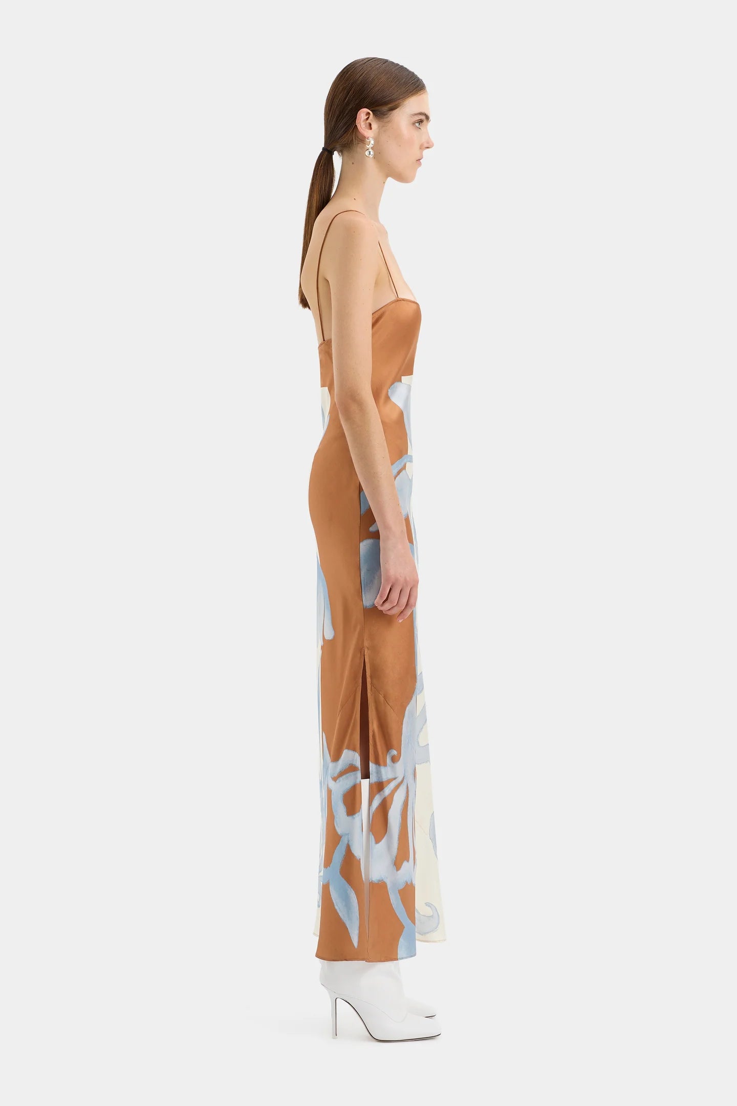 Sorrento Slip Dress - Sciarpa Print