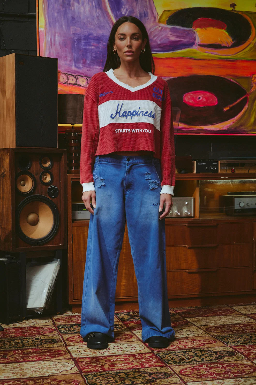 The Happiness Top-Maroon