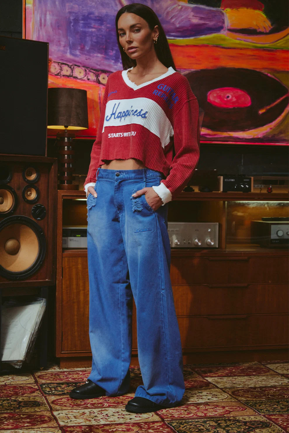 The Happiness Top-Maroon