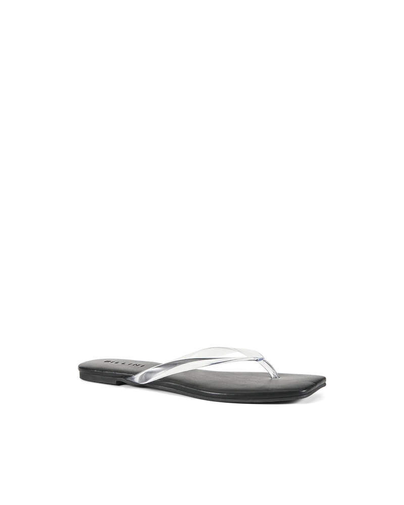Billini Tacey slides-Clear Black