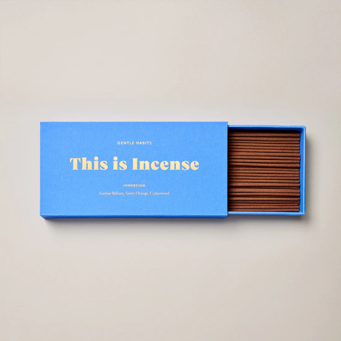 Incense sticks by Gentle Habits Immersion Scent 