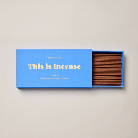 Incense sticks by Gentle Habits Immersion Scent 