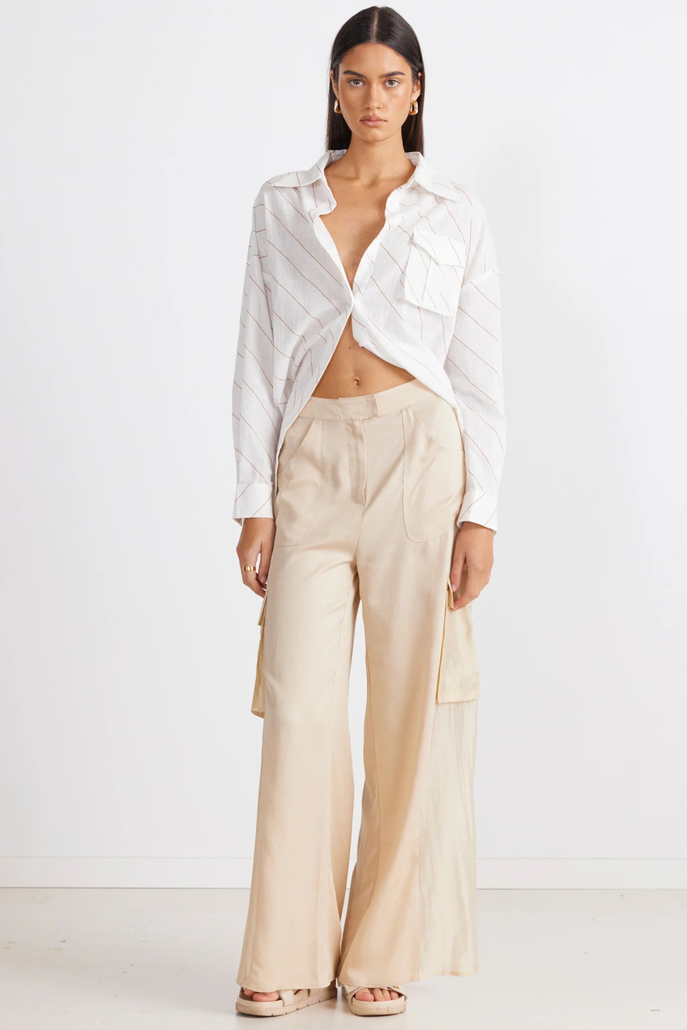 VICTORIA CARGO PANT - Oat