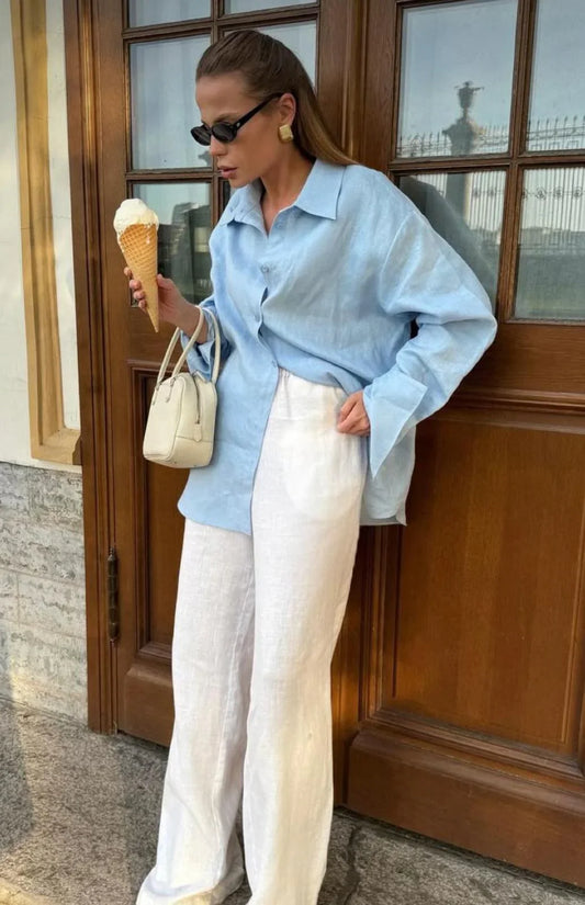 Boyfriend Linen Shirt