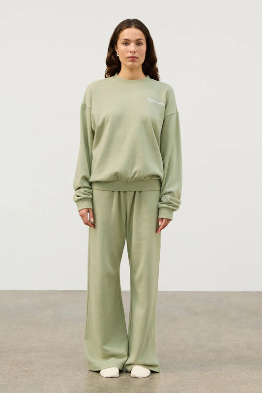 Fleece Sport Sweat Shirt - Eucalyptus
