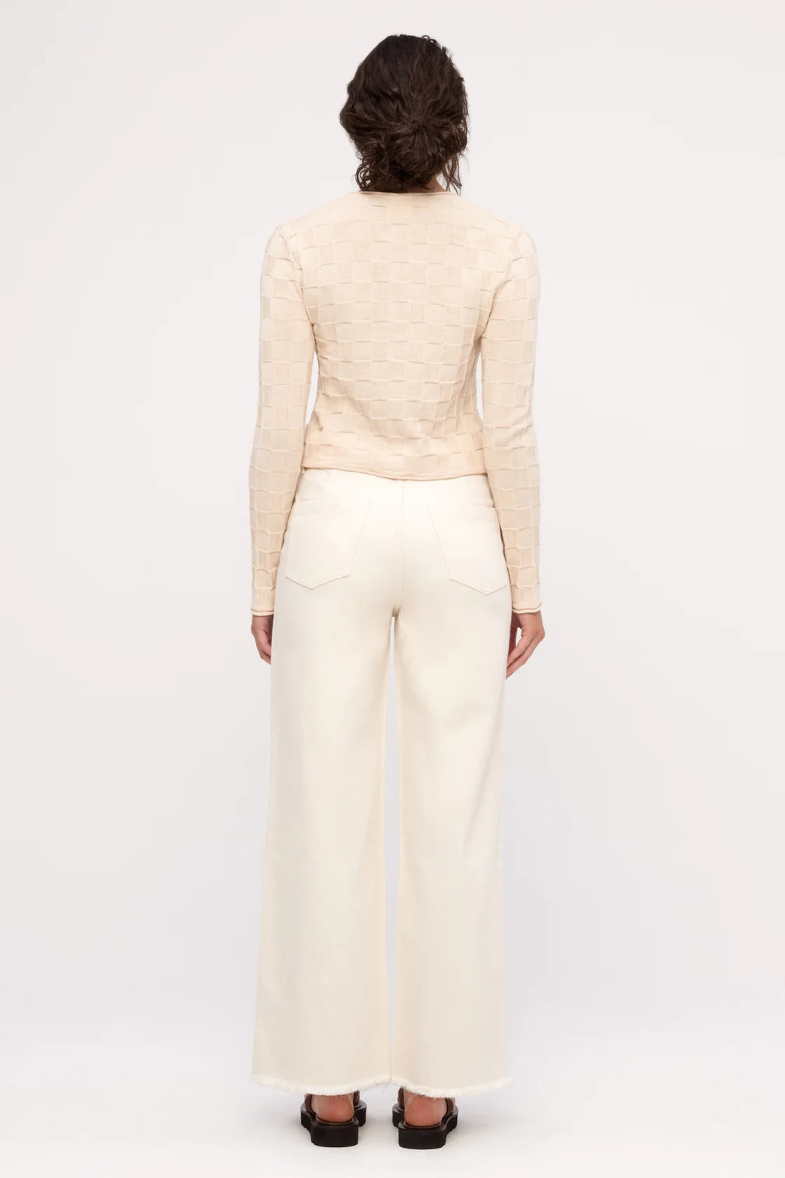 Organic Mid Rise Jean-Coconut
