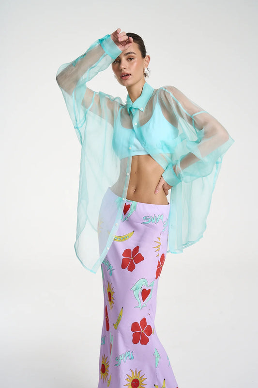 Slip Skirt-Lilac Troppo