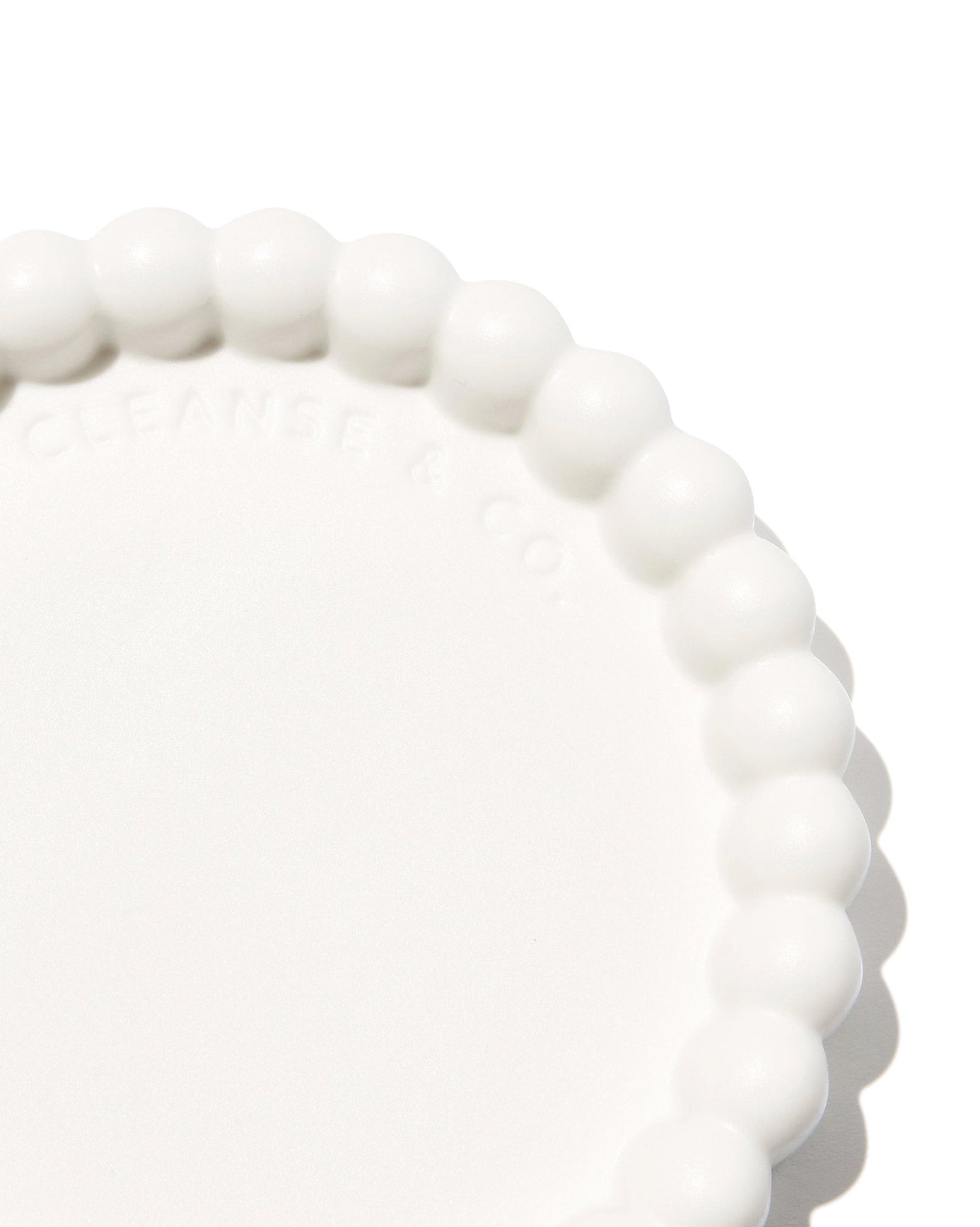 Ceramic Trinket Dish - White