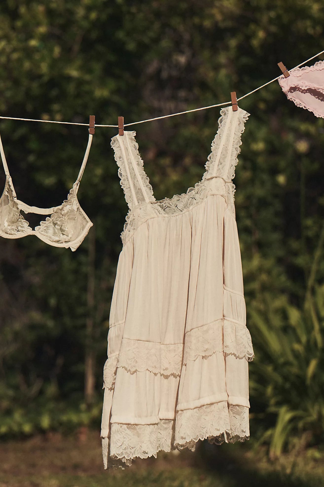 Forever Yours Mini Slip Dress-Toasted Eggnog
