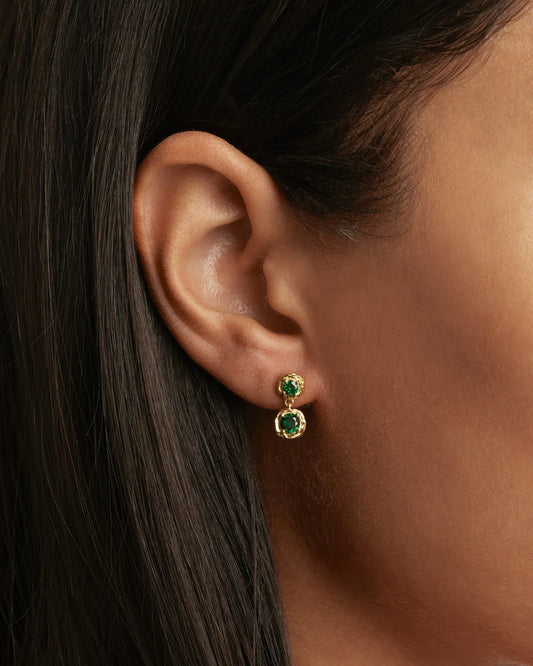 18k Gold Vermeil Depth of You Drop Earrings