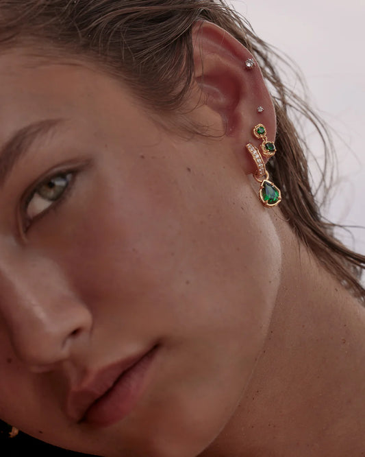 18k Gold Vermeil Soul Searching Hoops