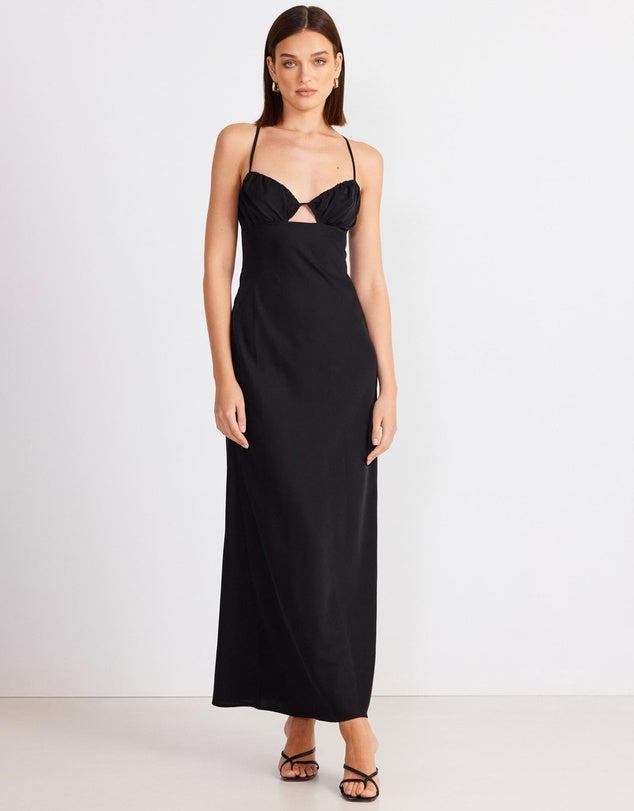 AMALIA MAXI DRESS - BLACK