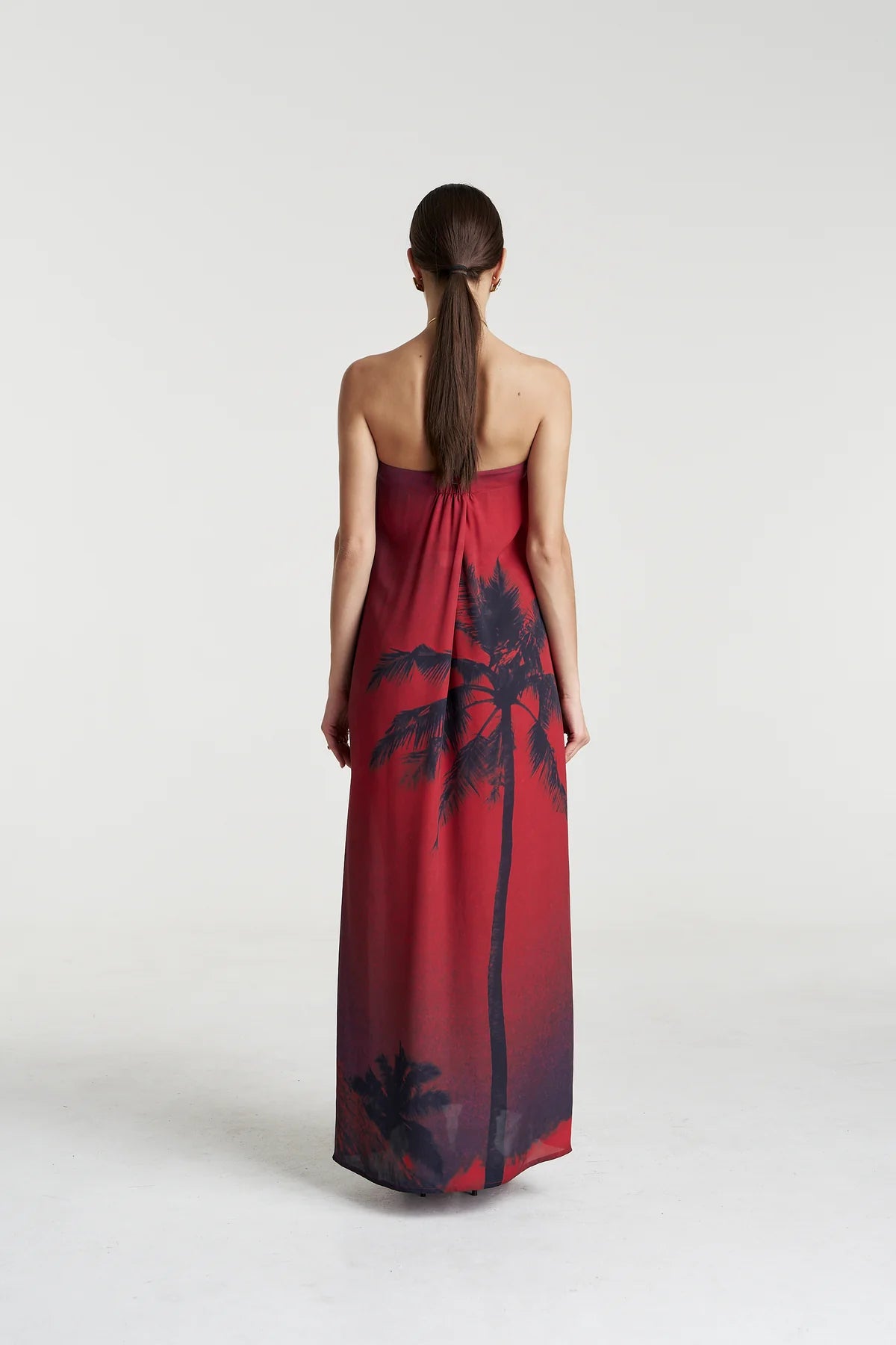 Strapless Maxi Dress-la Palma