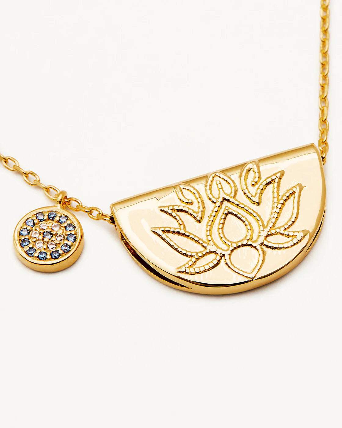 Lucky Lotus Necklace - 18k Gold Vermeil