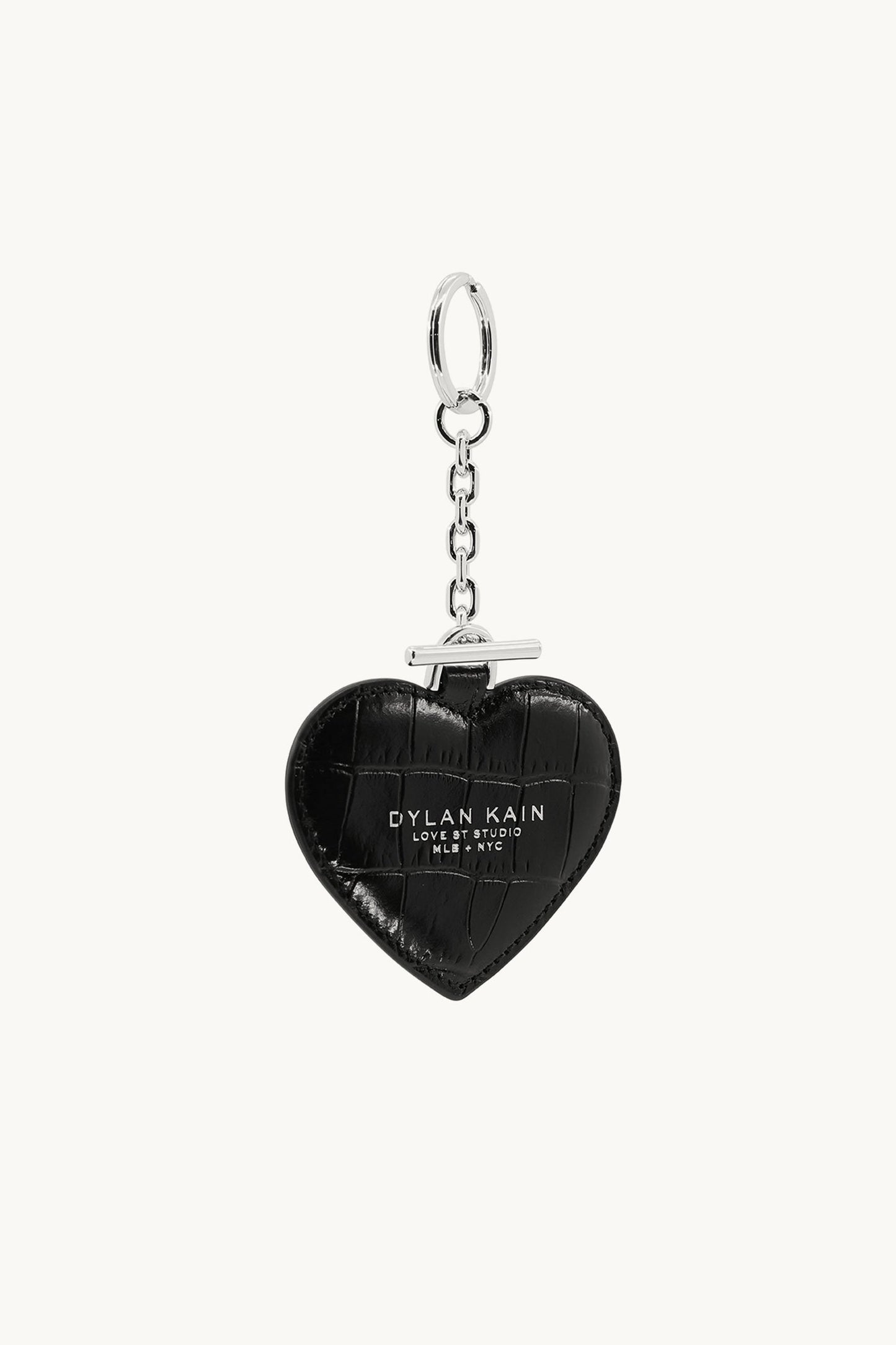 Dylan Kain Heart Keychain - Silver