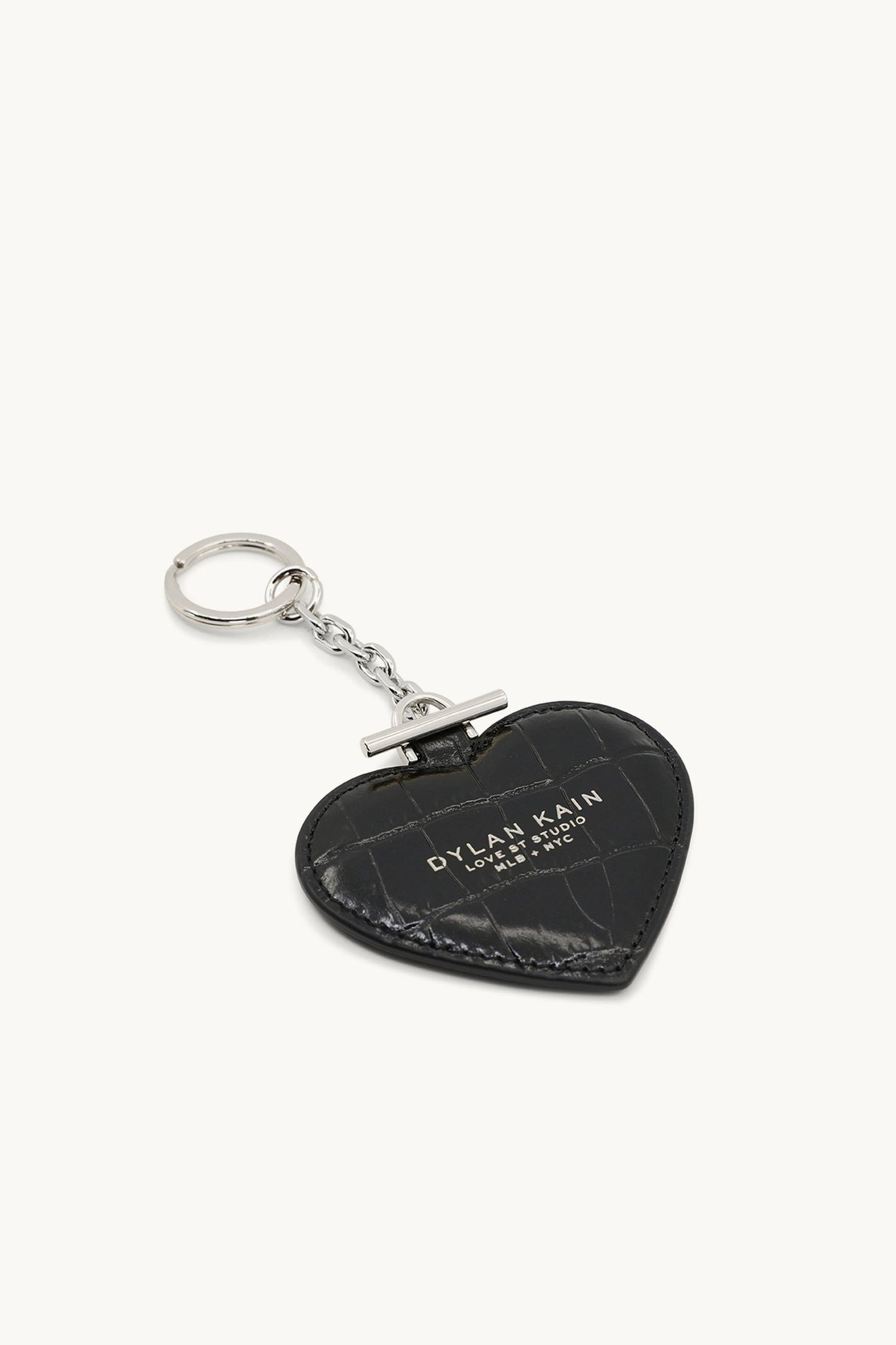 Dylan Kain Heart Keychain - Silver