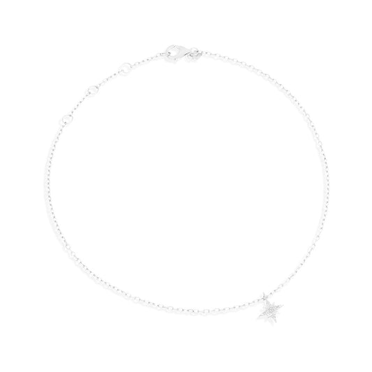 Stargazer Anklet - Silver