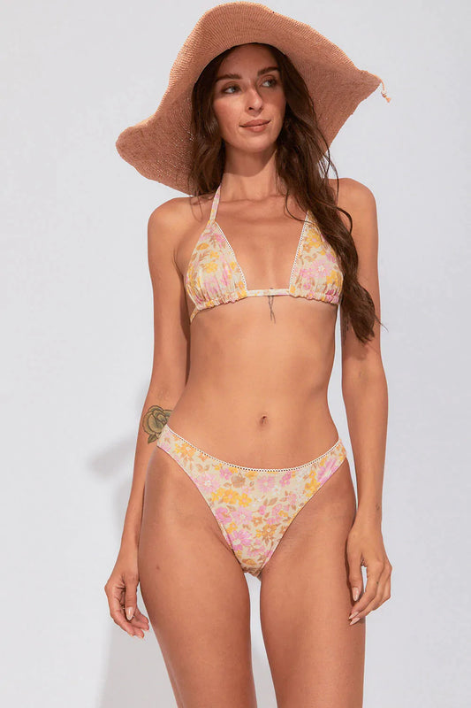 Odessa Hi Cut Brief - Sunshine