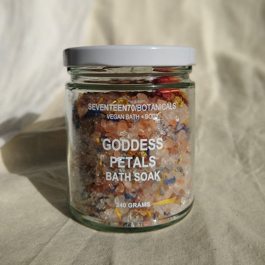Goddess Petals Bath Soak Jar